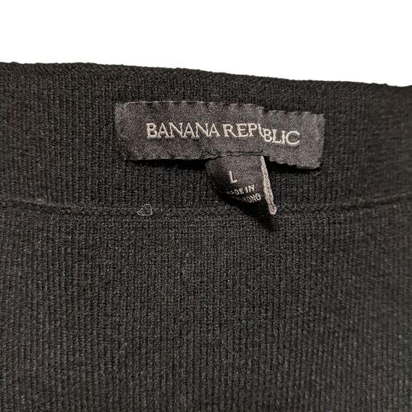 BANANA REPUBLIC Puff Shoulder Square Neck Sweater L - Picture 3 of 6